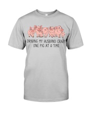 Husband Crazy Pigs Classic T-Shirt front