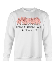 Husband Crazy Pigs Crewneck Sweatshirt tile