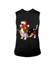 Basset Hound Christmas 13 Sleeveless Tee tile