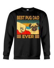 Best Pug Dad Ever Crewneck Sweatshirt tile