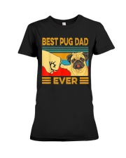 Best Pug Dad Ever Premium Fit Ladies Tee tile