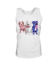 Pitbull America Unisex Tank tile