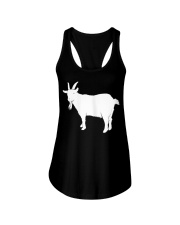Goat T-shirt Ladies Flowy Tank tile