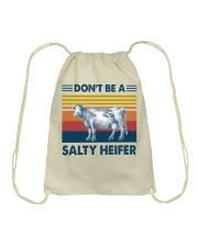 Salty Heifer Drawstring Bag tile