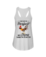 I May Not Be Perfect Chicken Ladies Flowy Tank tile