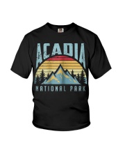 Acadia National Park Camping Youth T-Shirt tile