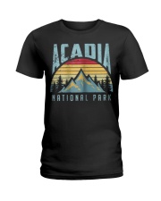 Acadia National Park Camping Ladies T-Shirt tile