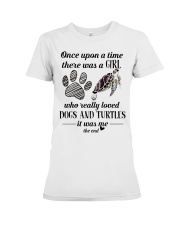 DOG AND TURTLES Premium Fit Ladies Tee tile