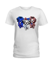 Shih Tzu America Ladies T-Shirt tile