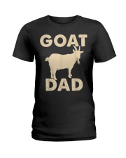 Funny Goat Dad Ladies T-Shirt tile