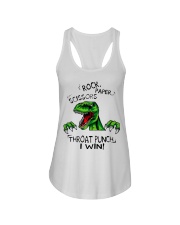 Dinosaur funny Ladies Flowy Tank tile