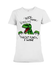Dinosaur funny Premium Fit Ladies Tee tile