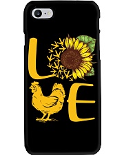 Love Sunflower Chicken Phone Case tile