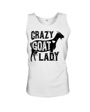 Crazy Goat Lady Unisex Tank tile