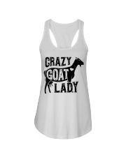 Crazy Goat Lady Ladies Flowy Tank tile