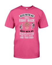 Top Gun Shirts Mess with me Premium Fit Mens Tee front