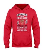Top Gun Shirts Mess with me Hooded Sweatshirt thumbnail