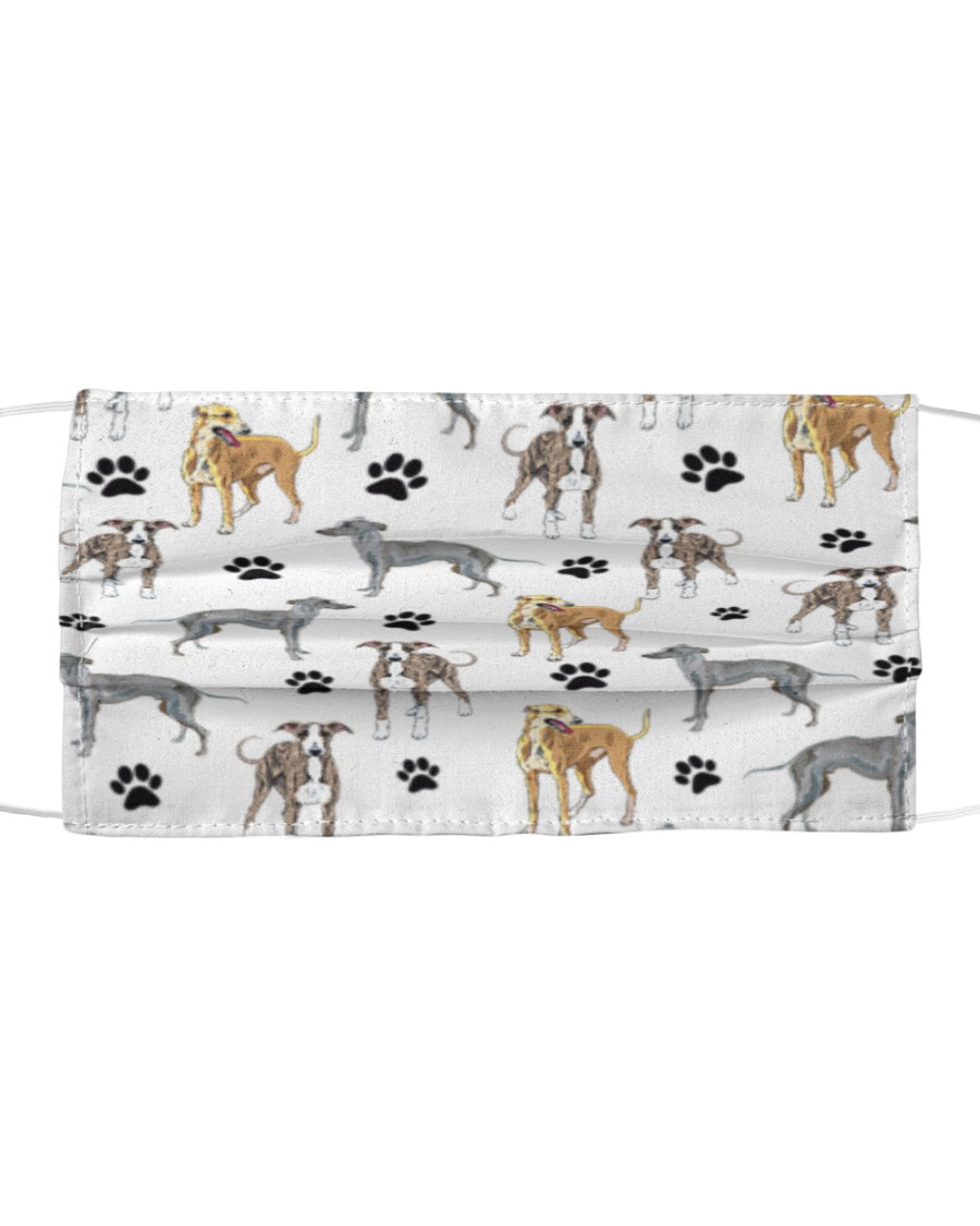 Greyhound-Face Mask-Paw Cloth face mask