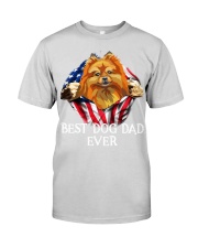 Pomeranian-Art-Dog Flag-Dad Premium Fit Mens Tee tile