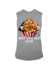 Pomeranian-Art-Dog Flag-Dad Sleeveless Tee tile
