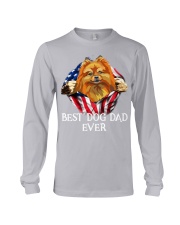 Pomeranian-Art-Dog Flag-Dad Long Sleeve Tee tile