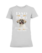 Shih Tzu-02-Dad And Dog Premium Fit Ladies Tee tile