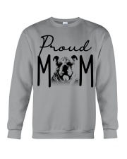 English Bulldog-Proud Mom Crewneck Sweatshirt tile