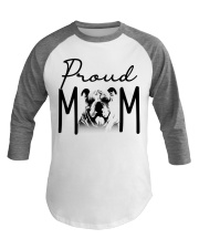 English Bulldog-Proud Mom Baseball Tee tile