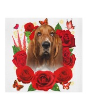 Basset Hound-Face Mask-Rose Cloth face mask aos-face-mask-coverlet-lifestyle-front-02