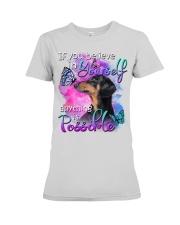 Dachshund-In Yourself Premium Fit Ladies Tee tile