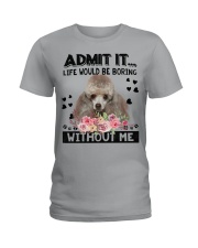 Poodle-Admit It-02 Ladies T-Shirt tile