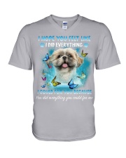 Shih Tzu-02-Did Everything V-Neck T-Shirt tile