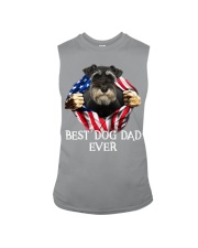 Miniature Schnauzer-Dog Flag-Dad Sleeveless Tee tile