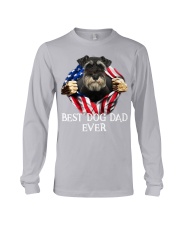 Miniature Schnauzer-Dog Flag-Dad Long Sleeve Tee tile