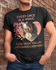 Bernese Mountain-Enters Your Life Classic T-Shirt apparel-classic-tshirt-lifestyle-26