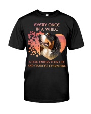 Bernese Mountain-Enters Your Life Classic T-Shirt front