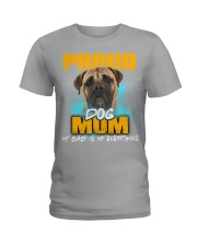 Bullmastiff-Proud Dog Mom Ladies T-Shirt tile