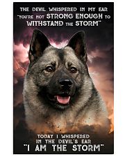Norwegian Elkhound - Storm 24x36 Poster front