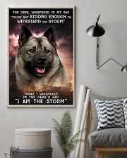 Norwegian Elkhound - Storm 24x36 Poster lifestyle-poster-1
