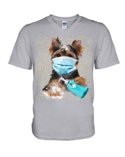 Yorkshire Terrier-This Time V-Neck T-Shirt tile