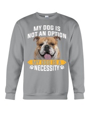 English Bulldog-Necessity Crewneck Sweatshirt tile