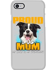Border Collie-Proud Dog Mom Phone Case tile