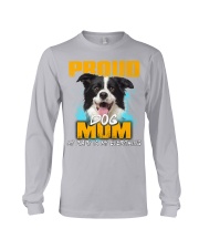 Border Collie-Proud Dog Mom Long Sleeve Tee tile