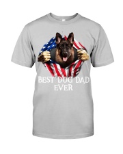German Shepherd-02-Dog Flag-Dad Classic T-Shirt tile