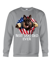 German Shepherd-02-Dog Flag-Dad Crewneck Sweatshirt tile