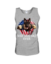 German Shepherd-02-Dog Flag-Dad Unisex Tank tile