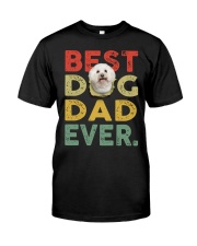 Bichon Frise-Dog Dad Ever-02 Classic T-Shirt front