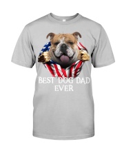 English Bulldog-Dog Flag-Dad Classic T-Shirt tile
