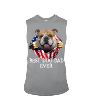 English Bulldog-Dog Flag-Dad Sleeveless Tee tile