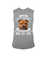 Staffordshire Bull Terrier-Less Cranky Sleeveless Tee tile